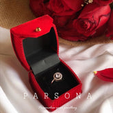 Half Cut Engagement Ring